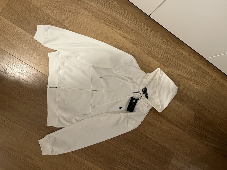 Biała bluza rozpinana Ralph Lauren