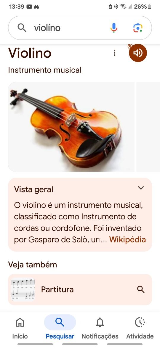 Aulas de violino