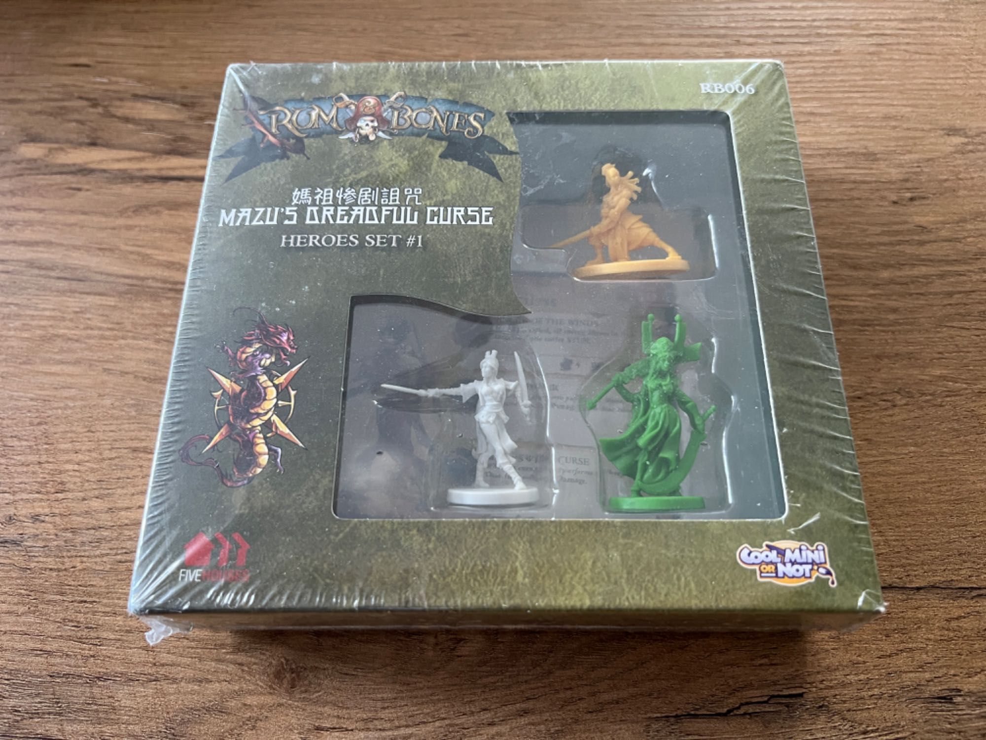 Rum & Bones 3 x Heros Set 1st edition