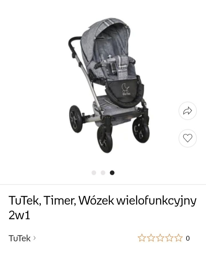 Wózek wielofunkcyjny TuTek,Timer 2w1