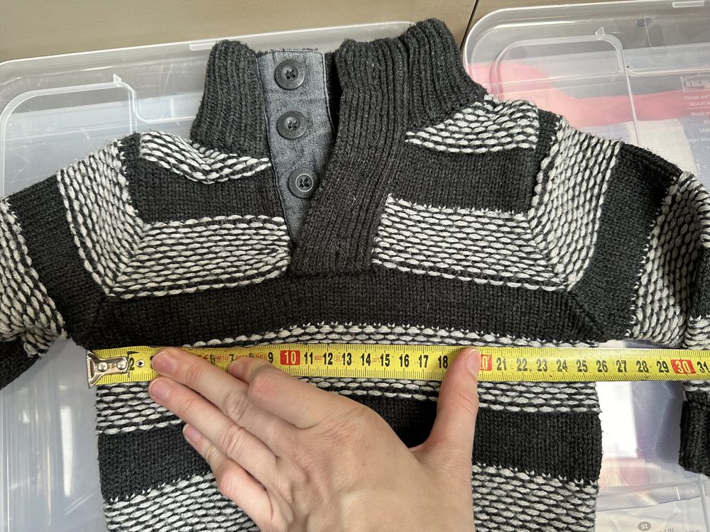 Sweterek chłopięcy Rebel 9-12misięcy 80cm stan idealny #1781