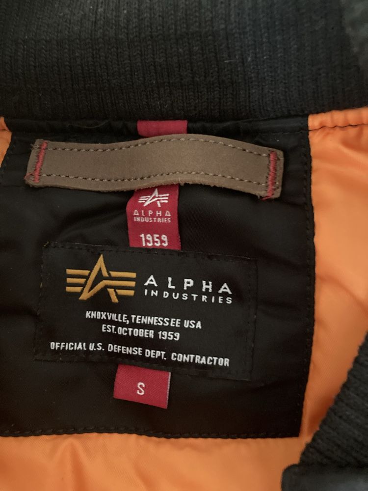 Nowa kurtka Alpha Industries NASA MA1-VF rozmiar S