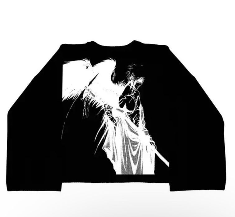 свитер japanese y2k sk8