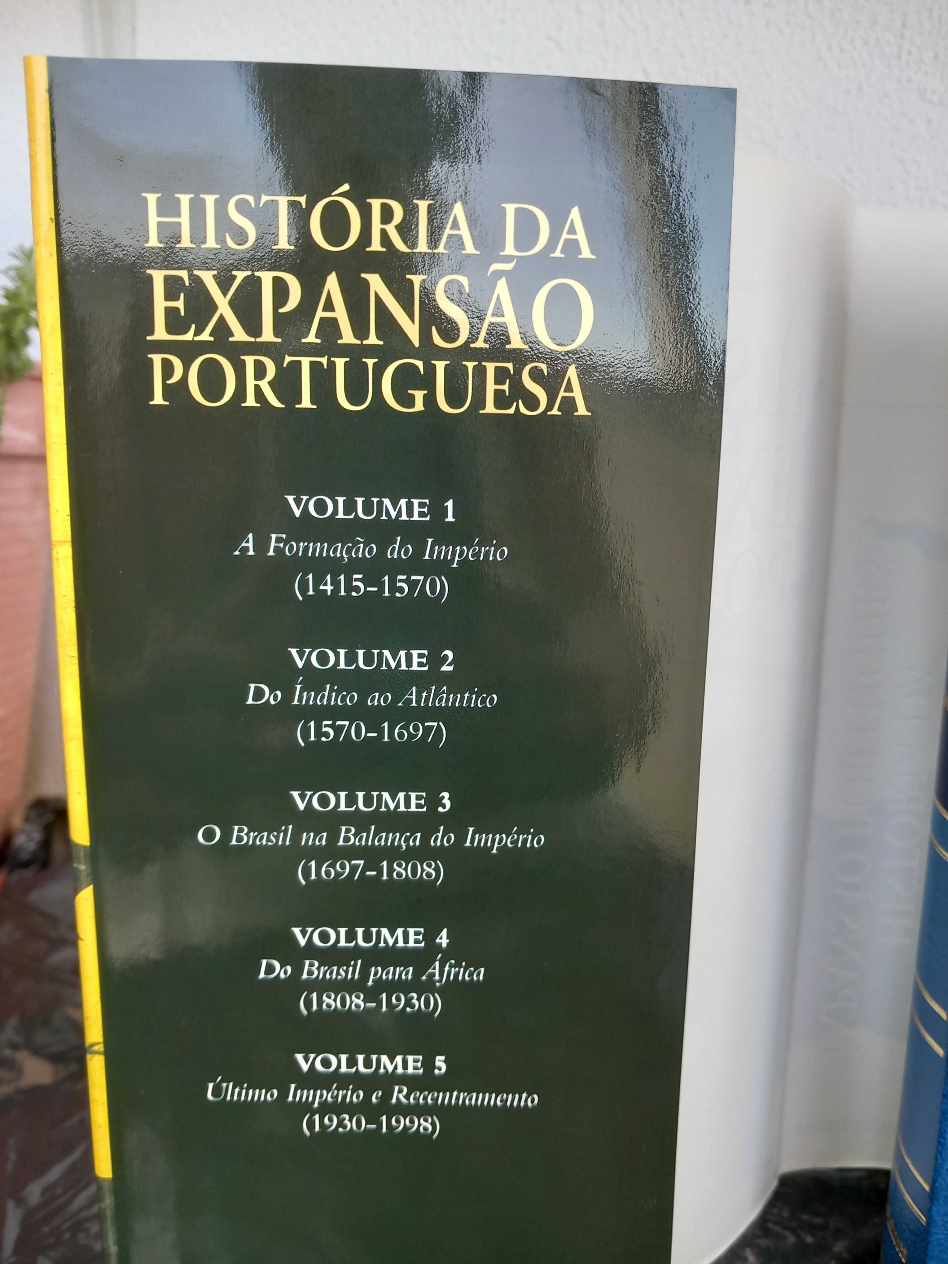 coleção completa da história da expansão portuguesa, 5 volumes