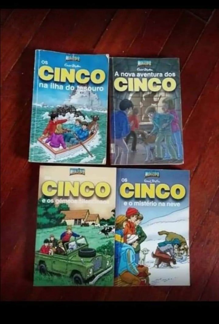 As aventuras Os cinco