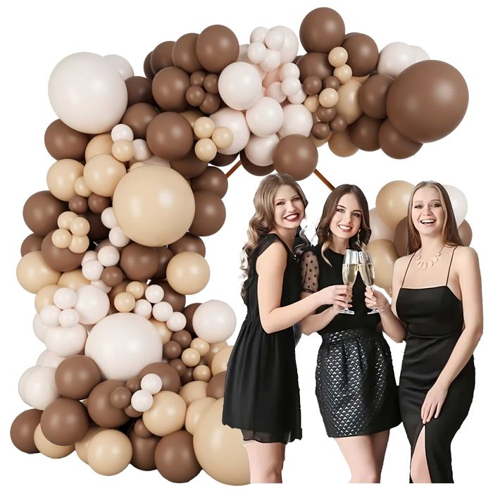 Girlanda Balonowa Zestaw Balonów na Urodziny Wesele 129 elementów