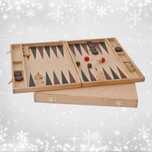 Backgammon nardy tryktrak gra planszowa drewniana 35 cm prezent