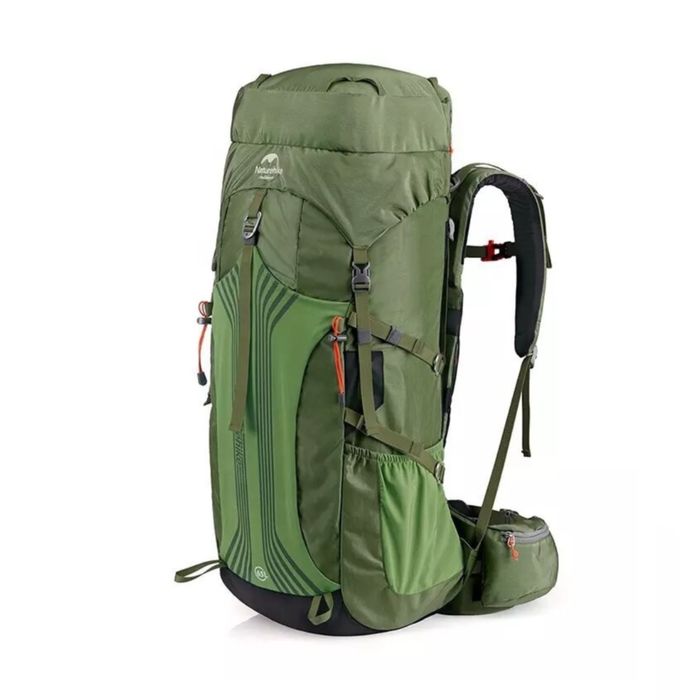 Трекінговий рюкзак Naturehike Hiking 55L зелений