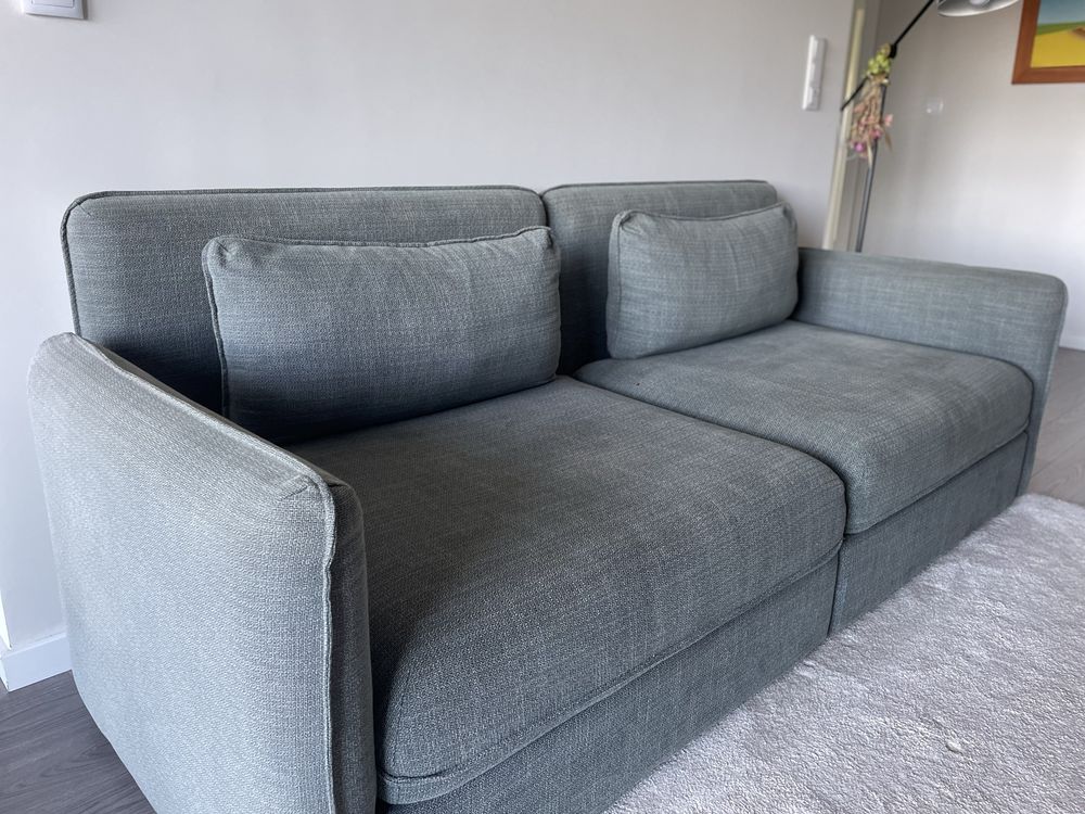 Sofa de sala, cor cinza em óptimo estado