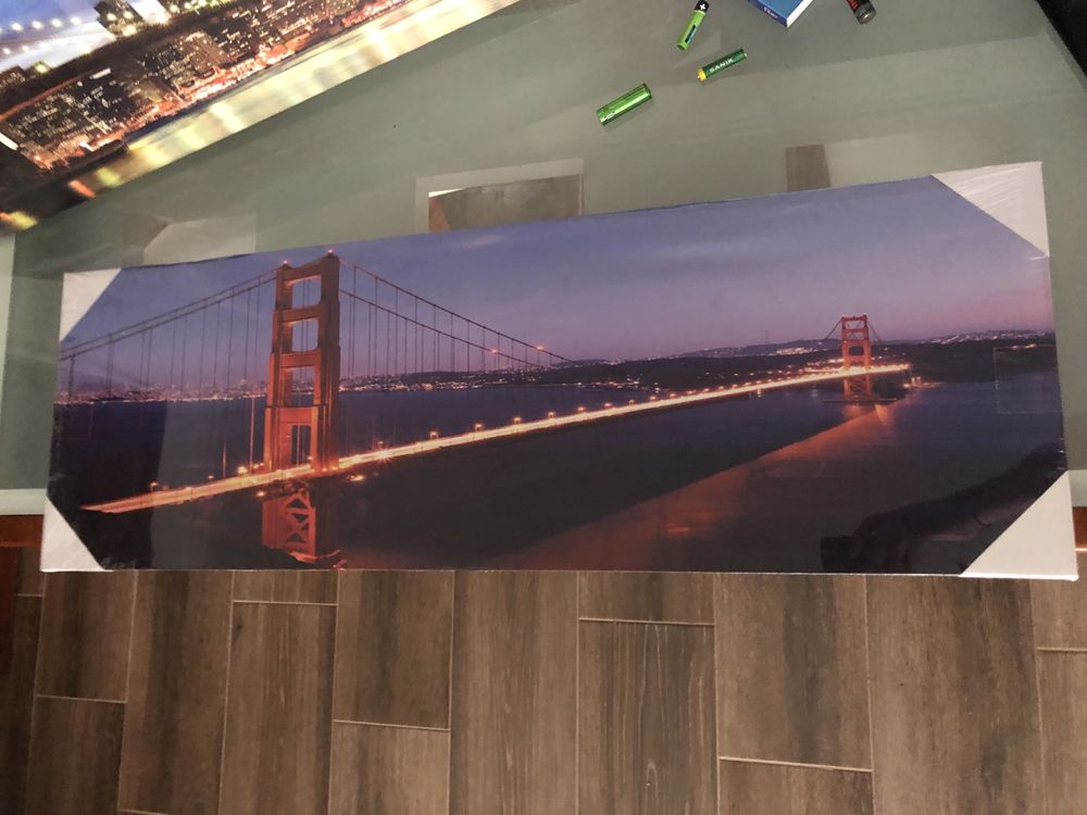 Tela com leds - ponte Turquia - 90x30