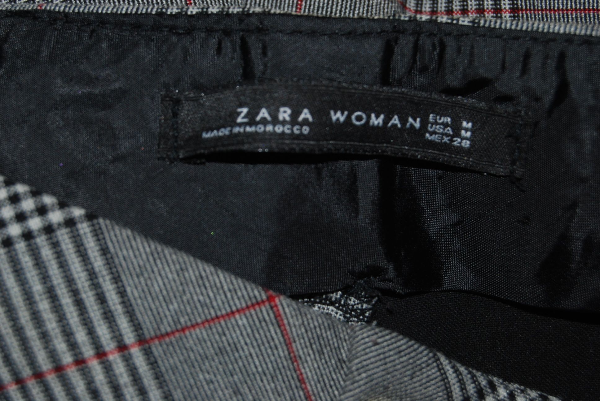 Nowe Spodnie Zara M w pepitkę kratka