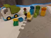 Kompletny zestaw Lego Duplo Śmieciarka 10945 recykling