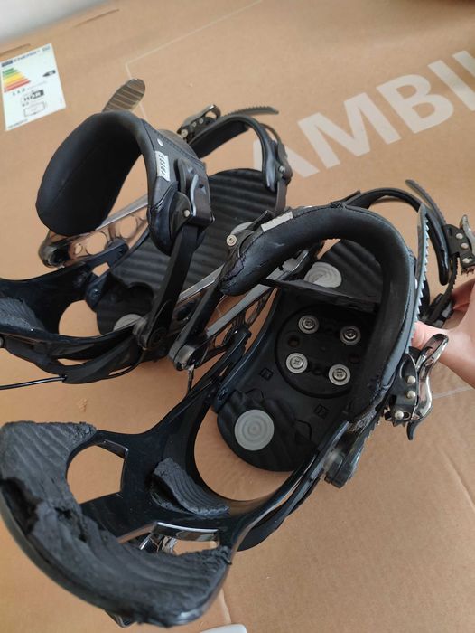 Wiązania snowboardowe K2 Cinch Tryst Black szybko wpinane odchylane