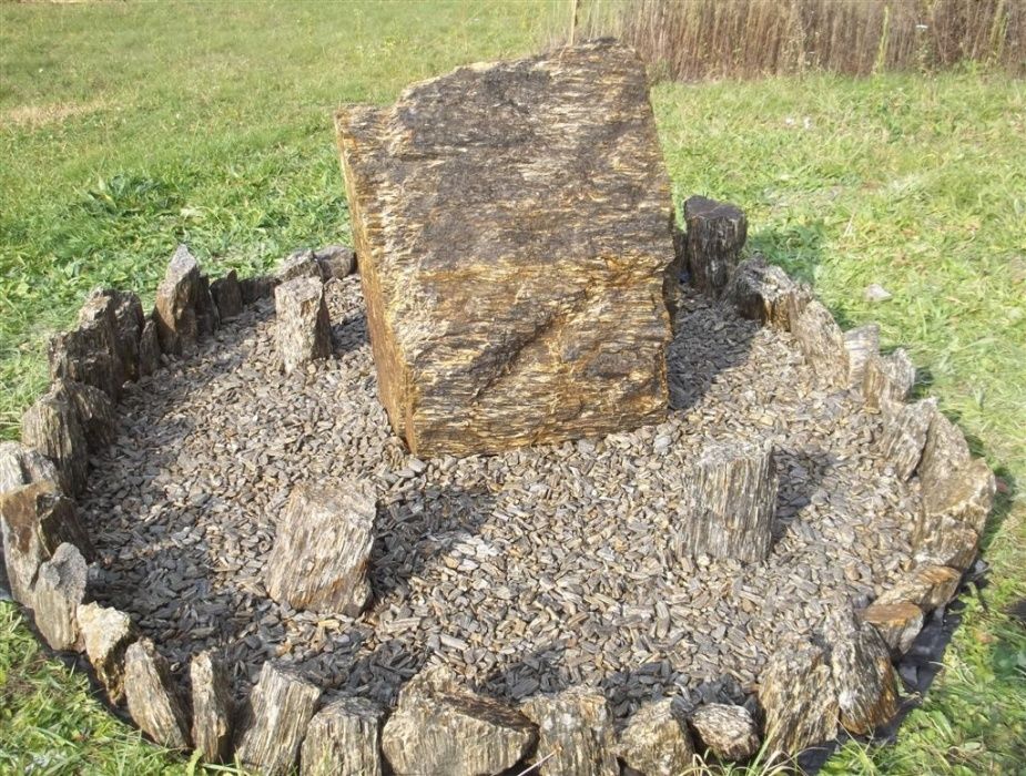 Kora kamienna gnejsowa, pasiasty kamień ogrodowy