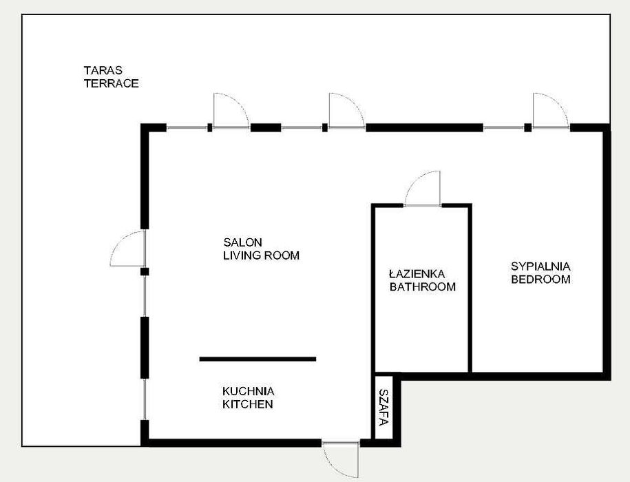 ENG| 2-pokoje 46m2 + taras 52m2 | NY Residence | ul. Wrocławska
