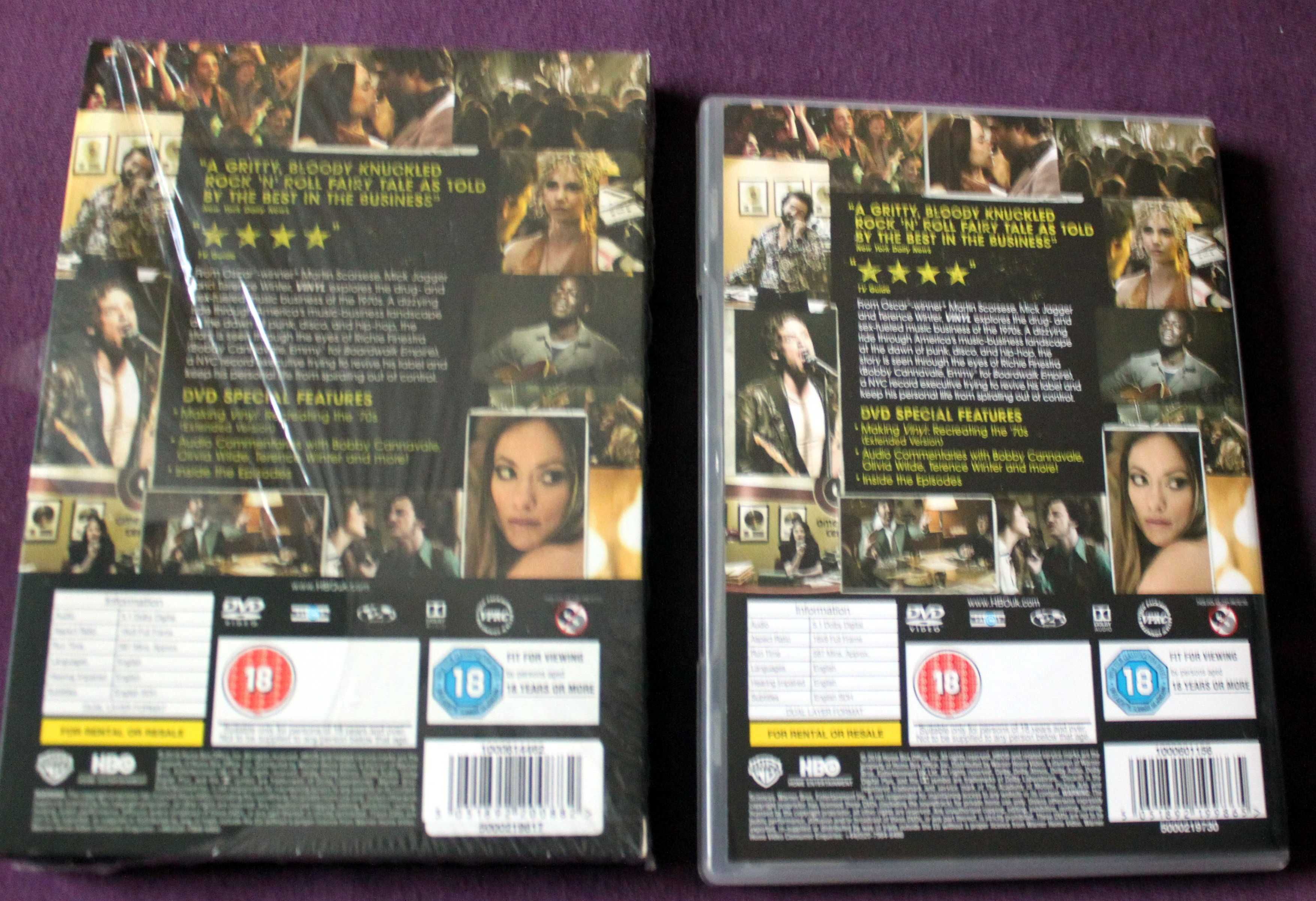 Vinyl - serial Martina Scorsese 5x DVD MIck Jagger WB HBO
