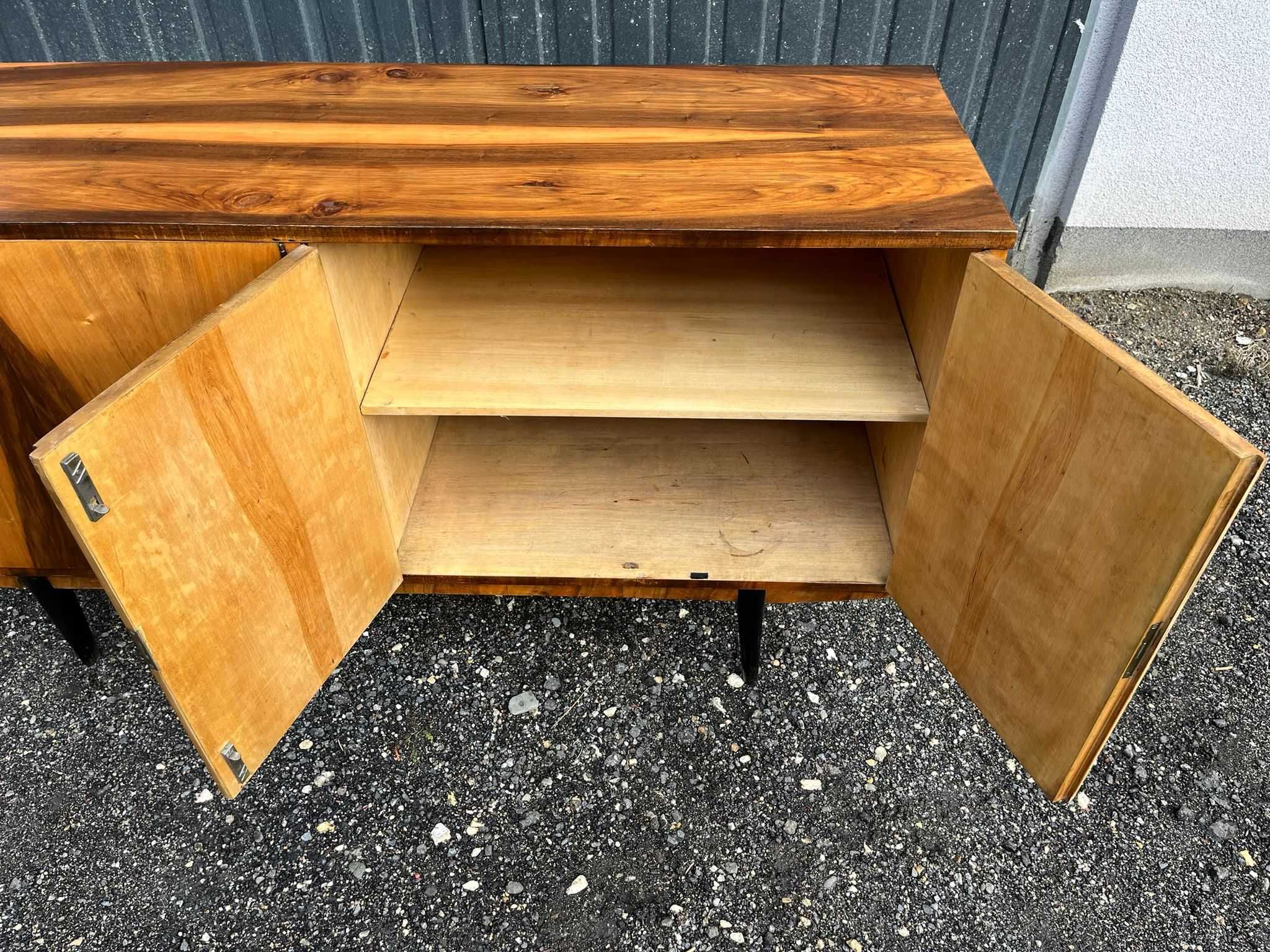 Komoda prl unikat sideboard fm Stolarz Gliwice lata 60 vintage okazja