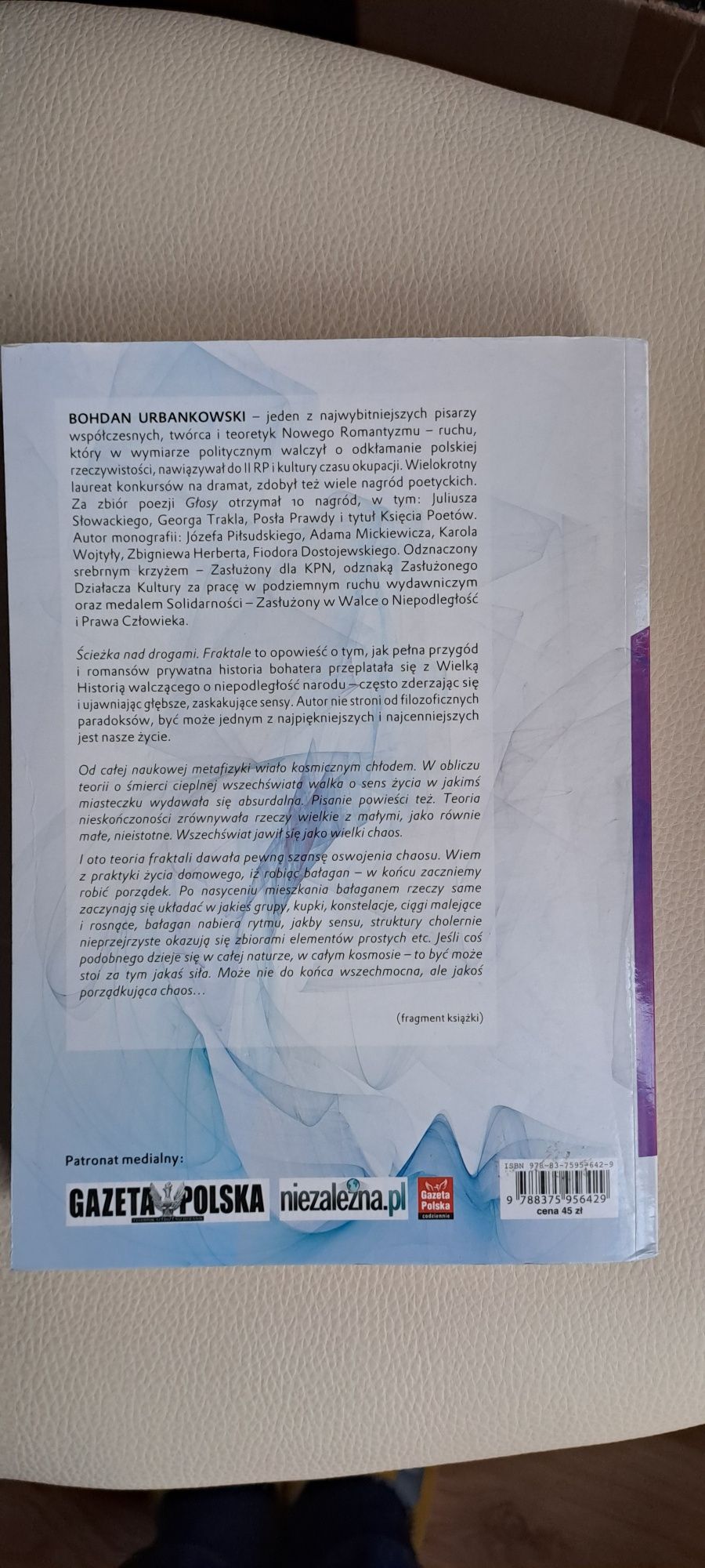 Bohdan Urbankowski, .ścieżka nad drogami. Fraktale