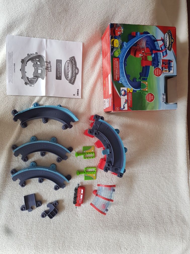 Chuggington stack track tomy Stacyjkowo stacja miejska Wilson kolejka