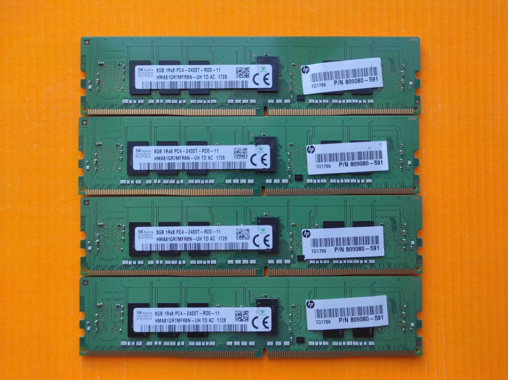 SK hynix 8GB ECC DDR4 2400 PC4-19200R Reg серверная