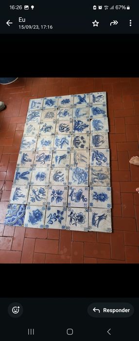 Azulejos do século 19 de colecção