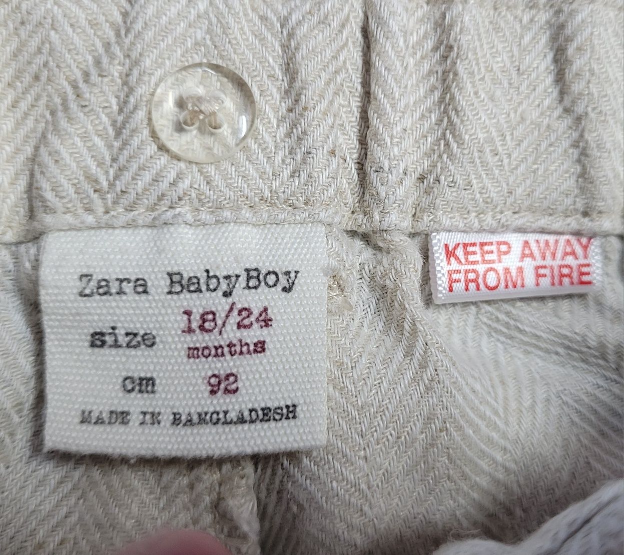 Дитячі штани хлопчик детские штаны Zara Boy 92 cm на мальчика