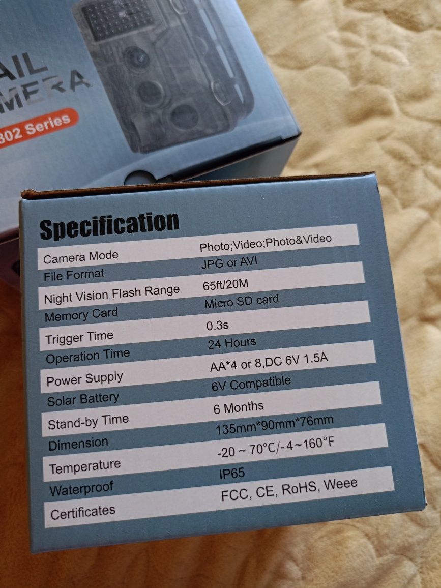 Камера фотопастка спостереження  trail camera HC-802 Series