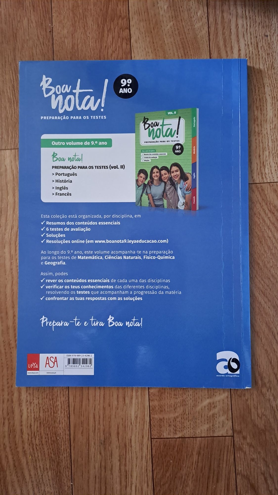 Livro "Boa Nota!" Preparação para os testes 9°ano