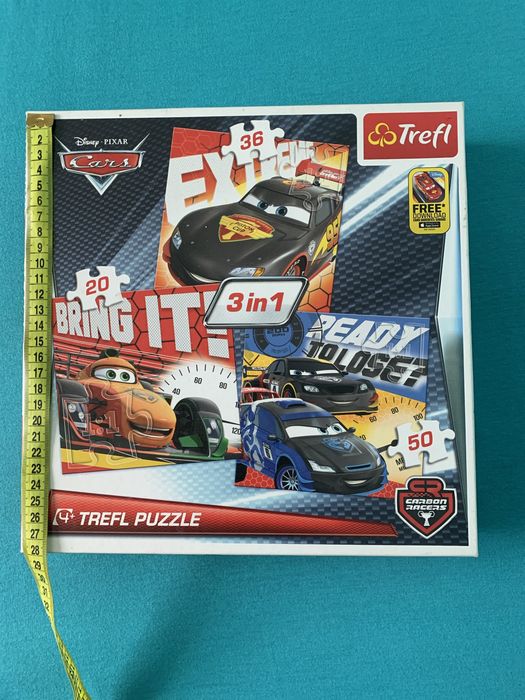 Puzzle 4+ Trefl puzzle Disnay Pixar Cars 3w1