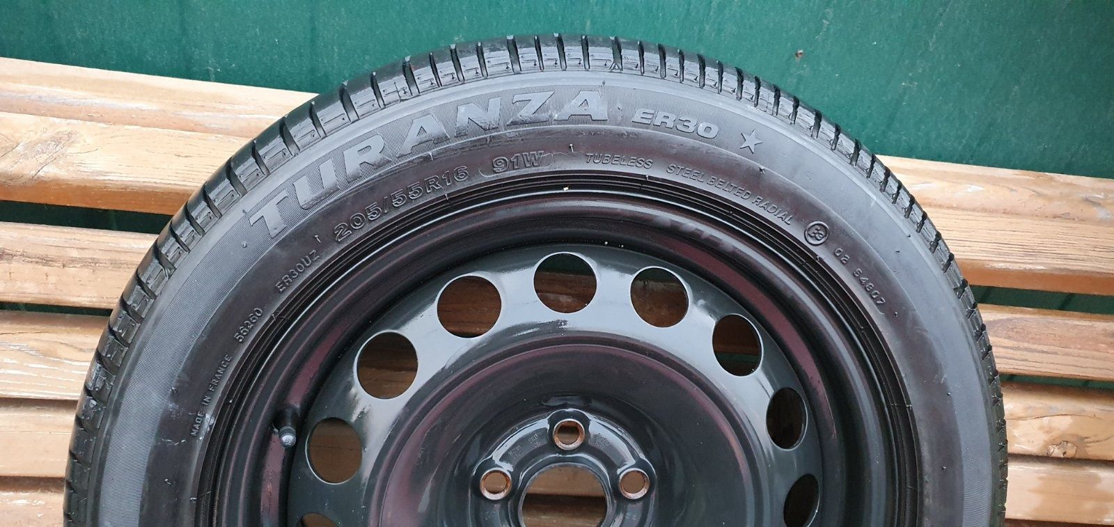 Запаска 5/100/R16 Bridgestone TURANZA 205/55/R16 91W