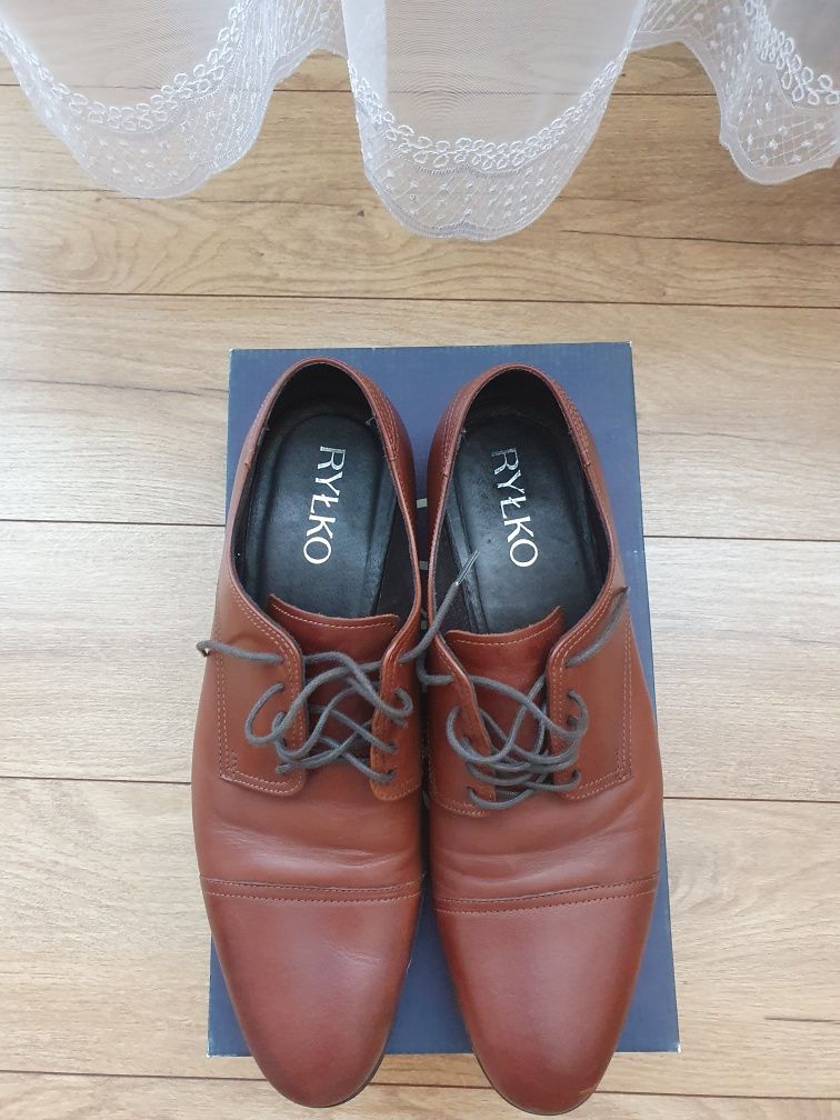 Buty półbuty męskie rozmiar 43 Ryłko