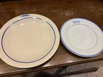 Talerze rodem z PRL - zastawa wagonów restauracyjnych WARS - vintage