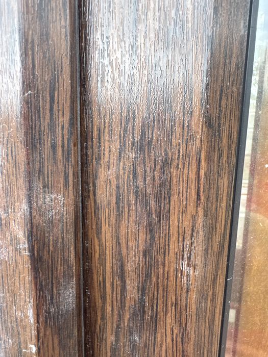 1x okno balkonowe 87x226 dab bagienny biale RU (dostawa, braz)
