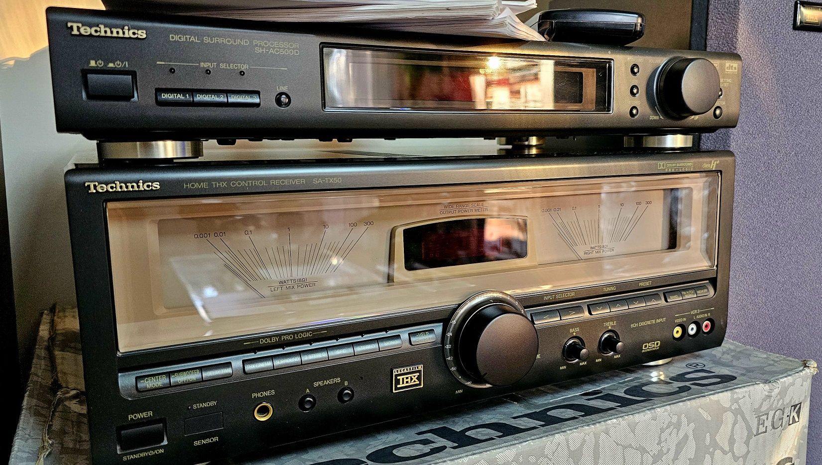 Technics-flagowy zestaw kina domowego SA-TX50, SH-AC500D, 5.2 bdb stan