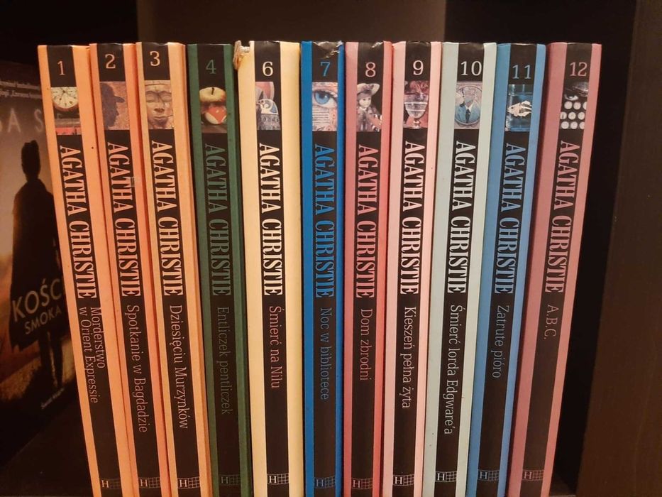 Aghata Christie kolekcja Hachette TOM1-12