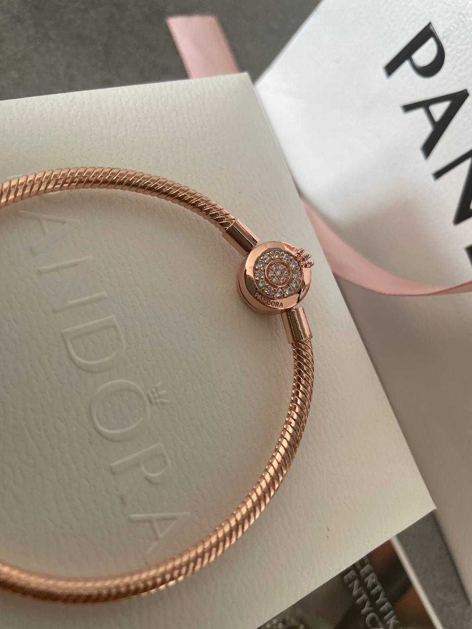 Pandora nowa bransoletka Rose Gold