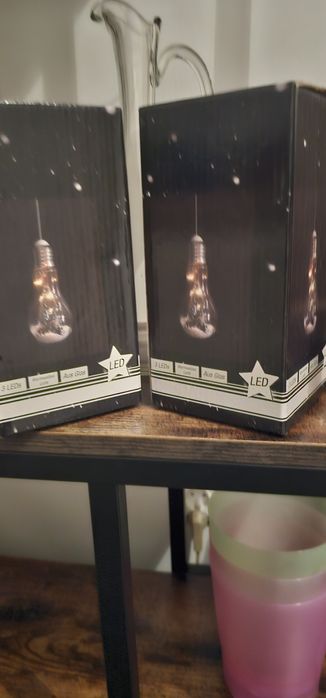 2 dekoracyjne lampki led,świąteczne