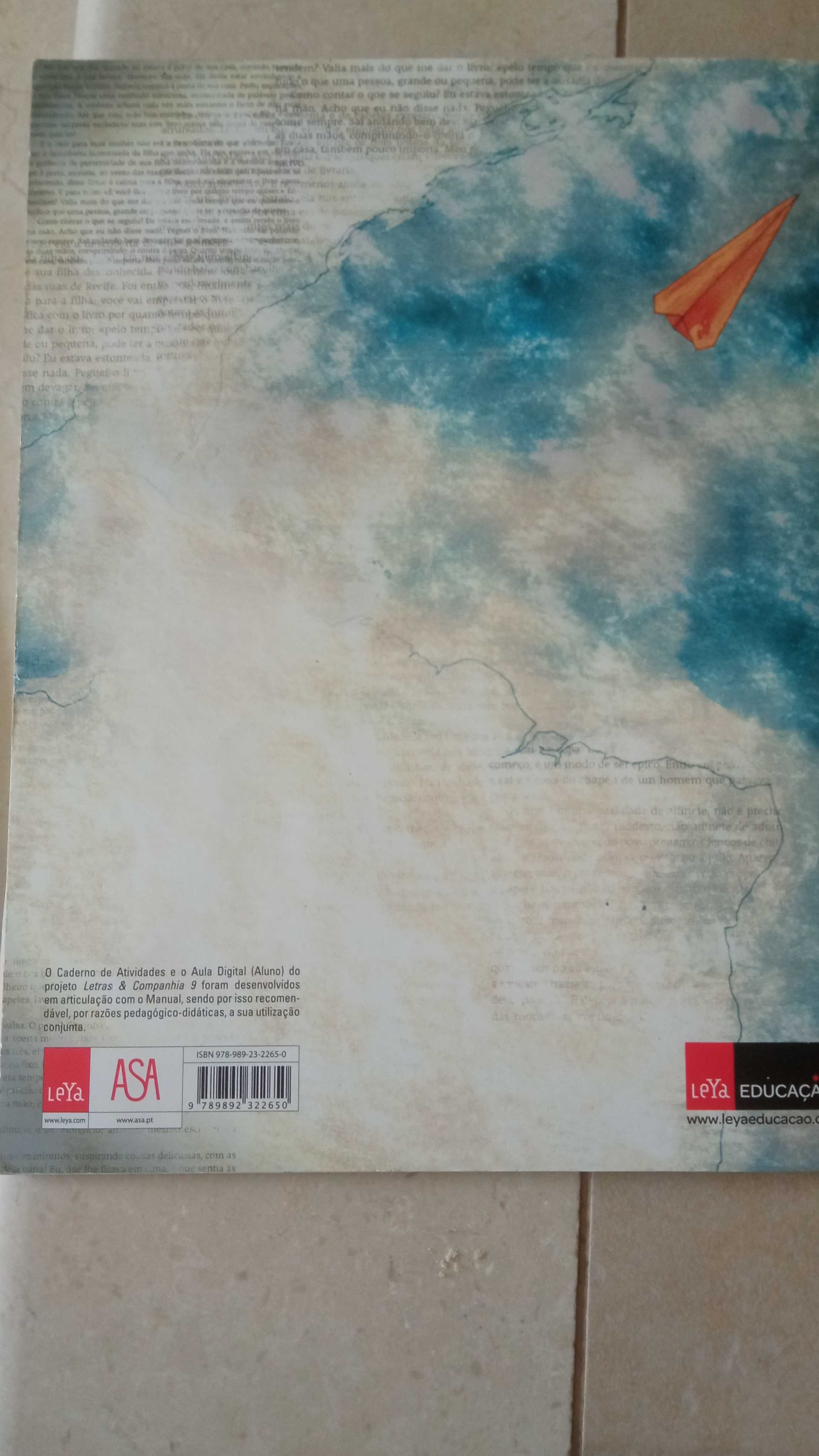Caderno de atividades de Português 9º ano - Letras e Companhia