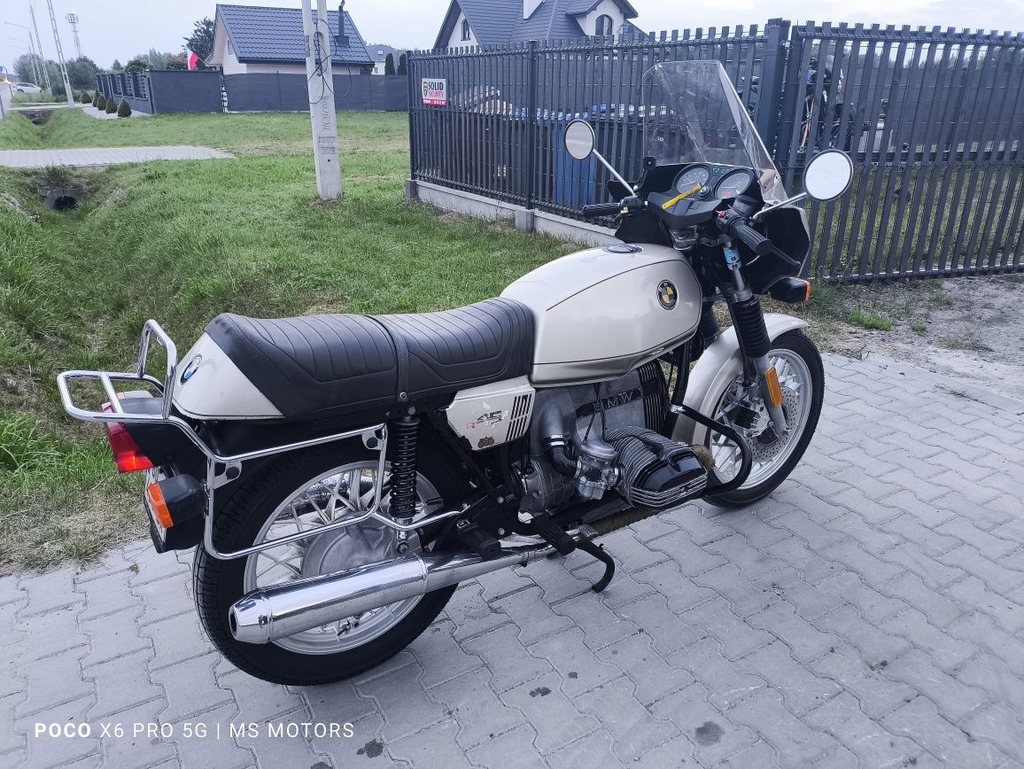 BMW R 45 1980 rok klasyk zabytek