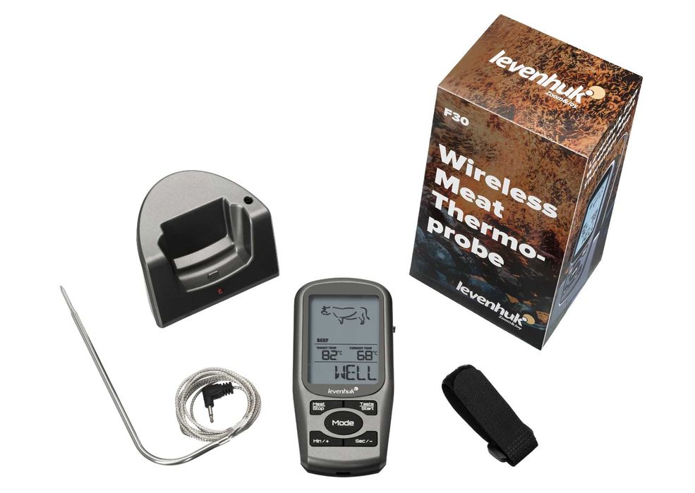 Bezprzewodowy termometr kuchenny Levenhuk F30 zestaw