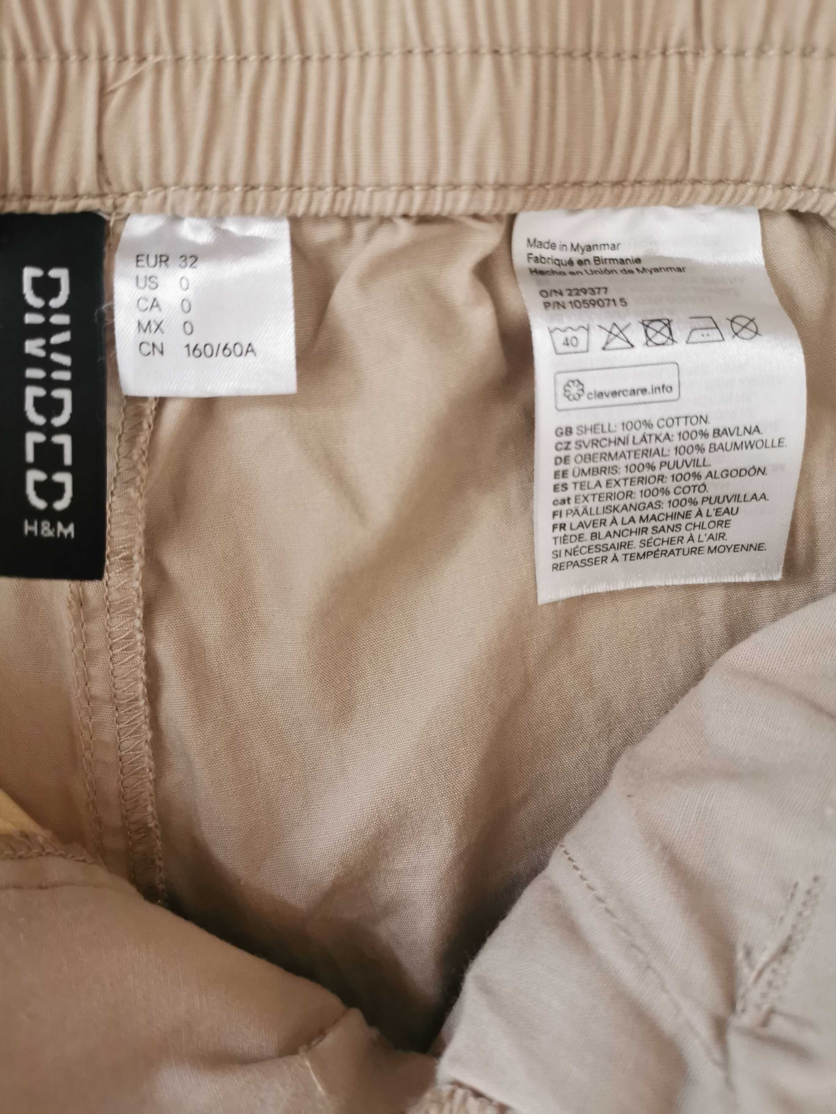 Spodnie cargo firmy H&M rozmiar CN 160/60A