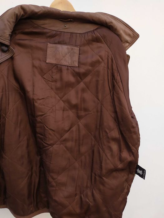 Blusão/Parka pele genuina tam. XXL, cor camel