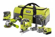 Ryobi Zestaw Narzędzi Combo 8elem. R18ck4b-252s