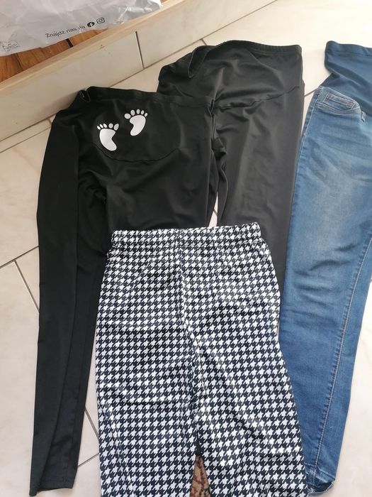 Spodnie getry ciążowe m/l