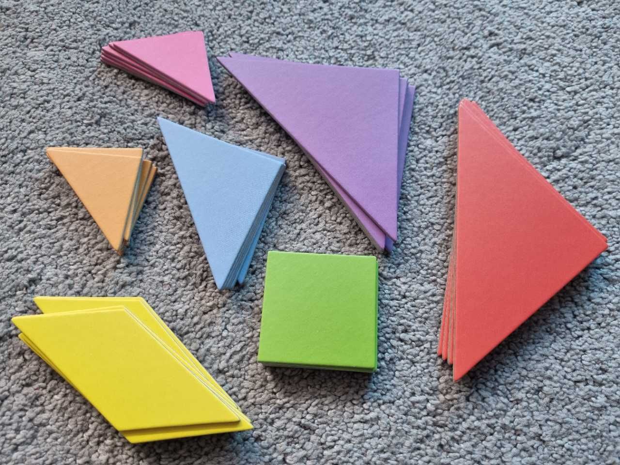 Układanka edukacyjna, tangram