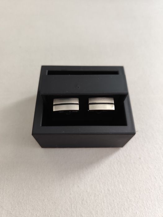 Srebrne spinki do mankietów Pako Lorente