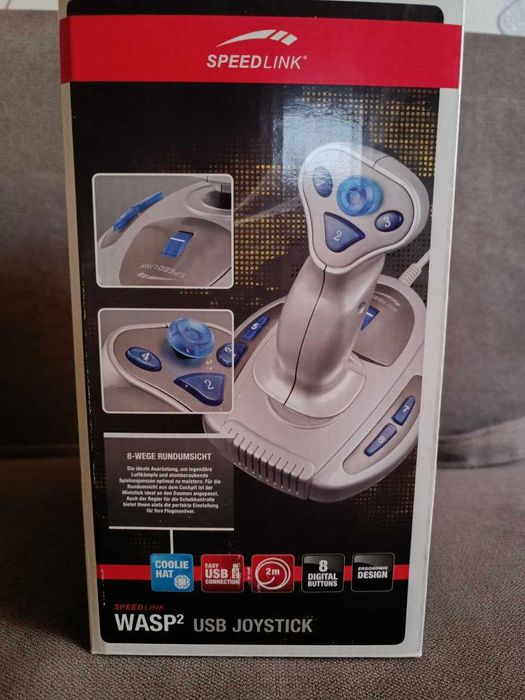 Джойстик для игры на самолётах. Speedlink Wasp² USB