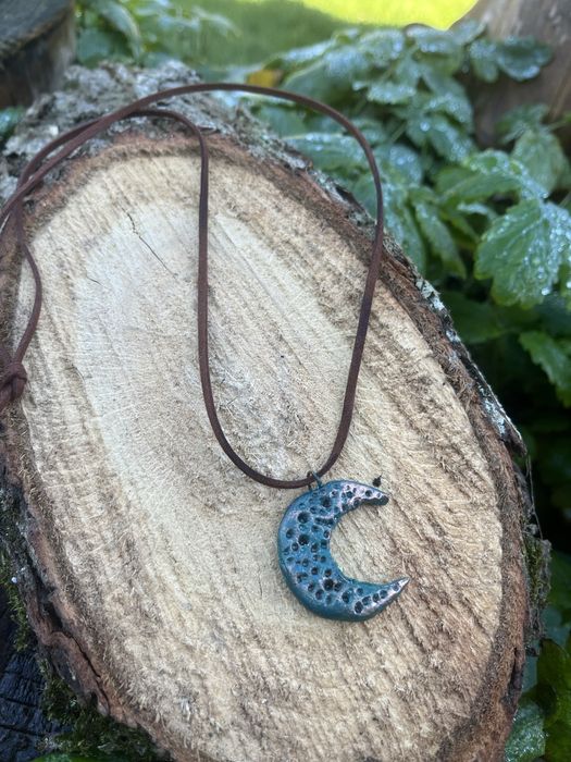 Naszyjnik księżyc luna witch etno boho hippie
