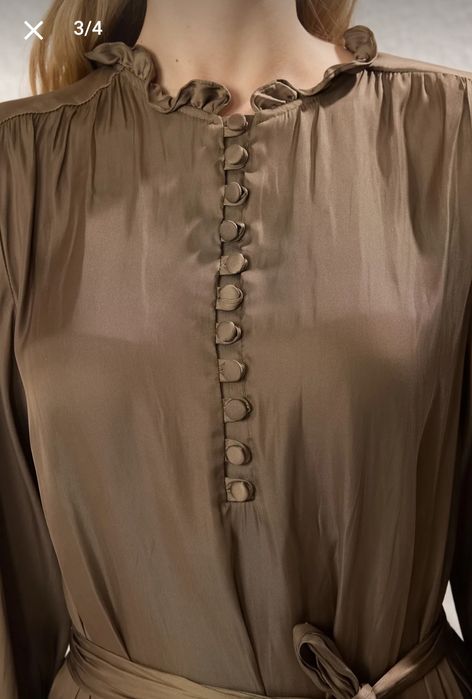 Сукня з атласного тканого полотна