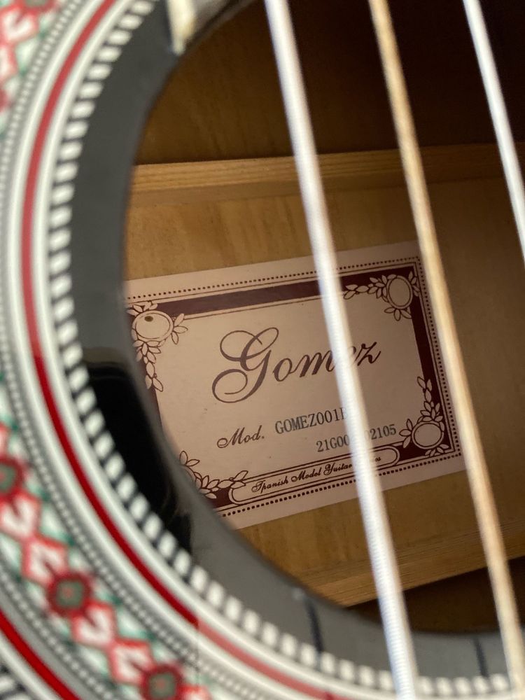 Viola/guitarra classica preta